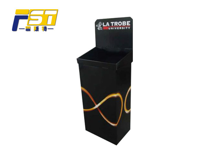 Square Backplane Style Retail Dump Bin Display Single Sided For Convenient Store